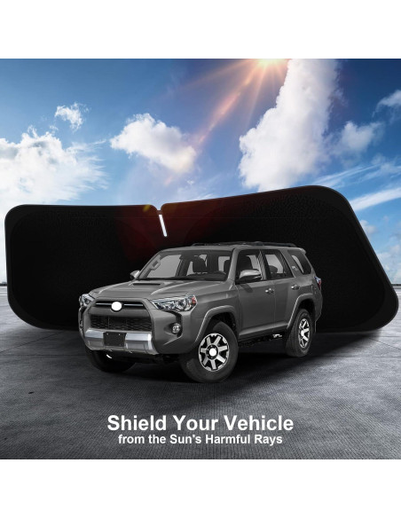 Protector Solar Plegable SHINEHOME para Parabrisas Toyota 4Runner 2010-2025