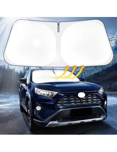 Protector Solar Plegable SHINEHOME para Parabrisas Toyota 4Runner 2010-2025