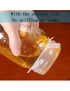 Tapa de Silicona Extra Pequeña Ulrolc 2 cm 5 Piezas Reutilizables 2