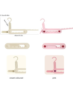 Estante Plegable para Secar Ropa QruiLanTu 48 cm 2 Piezas 2