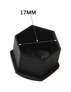 Cubiertas de Tuercas de Rueda 17mm FiveEyes 20 Piezas Negro 2