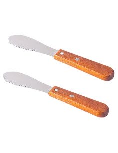 Espátulas para Queso YIKANGHENG 20 cm Acero Inoxidable 2 Pcs