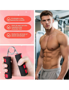 Juego de Fortalecedores de Agarre RyanDesign - 2 Unidades Ergonómicas 2