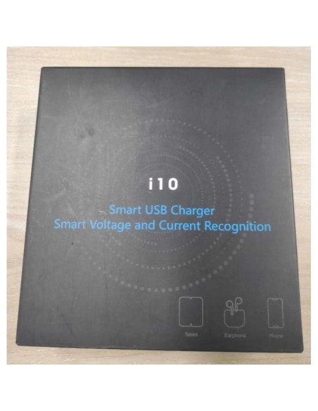 Cargador USB Slitinto 60W 8 Puertos con Pantalla LCD