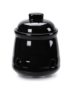 Conservador de Ajo Mini HAOTOP de Cerámica con Tapa Negra