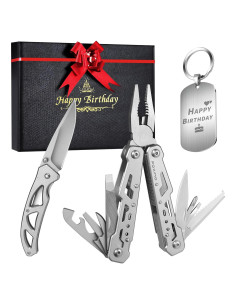 Juego de Herramientas 3-en-1 POXIMO Alicates 14-en-1 Acero Inoxidable