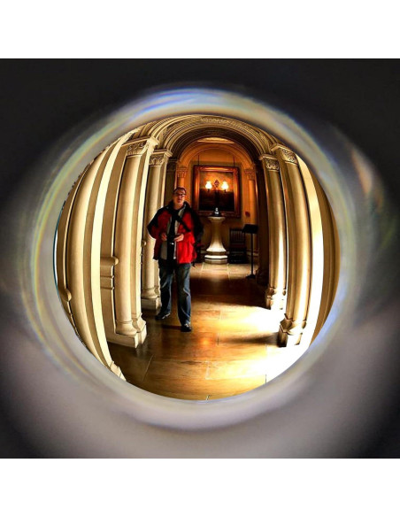 Mirador de puerta Junxave bronce 200 con broca 16mm