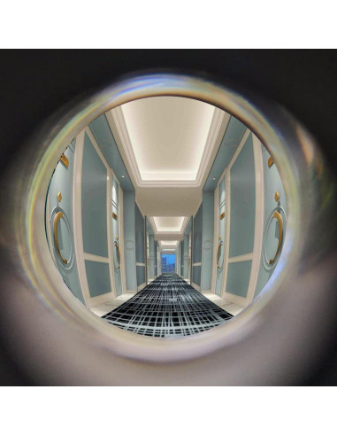 Mirador de puerta Junxave bronce 200 con broca 16mm