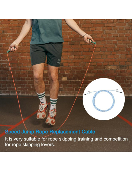 Cable de Reemplazo para Cuerda de Salto PATIKIL 3m Azul