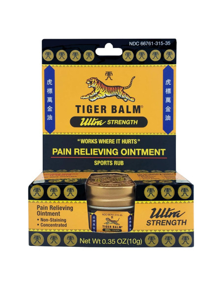 Bálsamo Tigre Alivio del Dolor Ultra Fuerte 10g - Frote Muscular