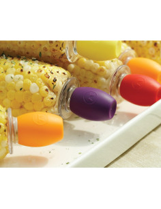 Soportes de maíz multicolores Outset, juego de 8 grandes 2