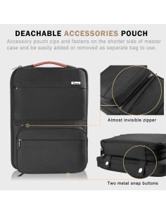 Funda para Laptop Voova 13-14 Pulgadas Impermeable con Bolsa 2