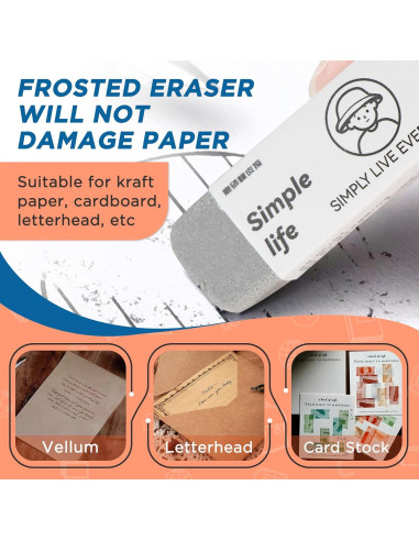 Paquete de 4 Gomas de Arena Foycow para Lápiz y Tinta