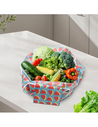 Bolsas de Compras Reutilizables Plegables YUYUDEHM 14.5x11.9cm