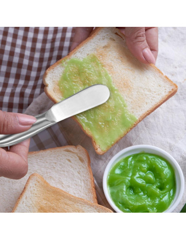 Juego de 2 cuchillos para untar Clarmonde - Acero inoxidable