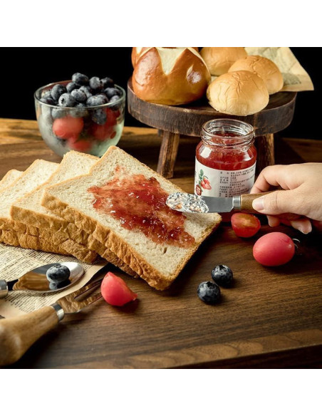 Juego de 2 cuchillos para untar Clarmonde - Acero inoxidable