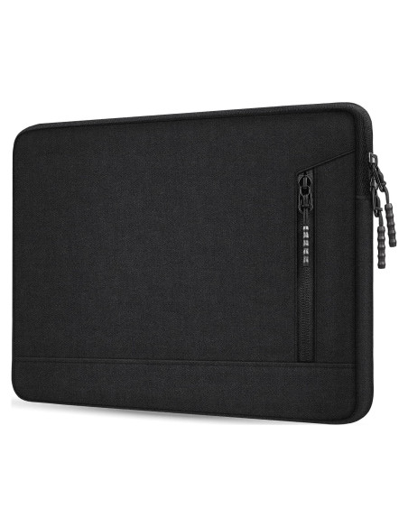 Funda para Laptop 14" TEDNETGO Negra Impermeable y Resistente