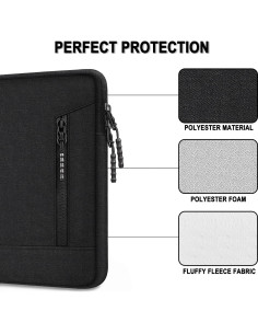 Funda para Laptop 14" TEDNETGO Negra Impermeable y Resistente 2