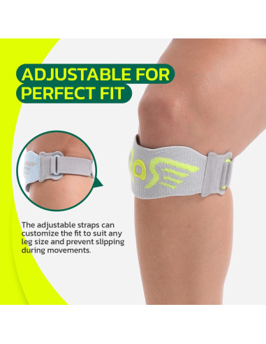 Banda de Soporte para Rodilla aoFIT con Almohadilla de Silicona