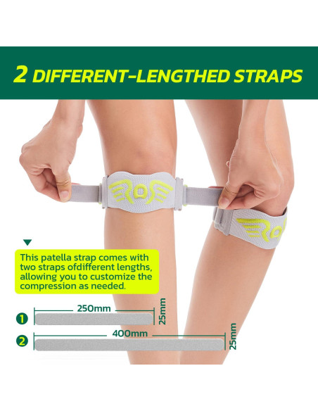 Banda de Soporte para Rodilla aoFIT con Almohadilla de Silicona