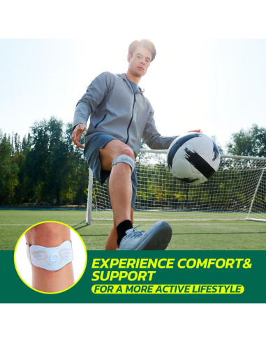 Banda de Soporte para Rodilla aoFIT con Almohadilla de Silicona