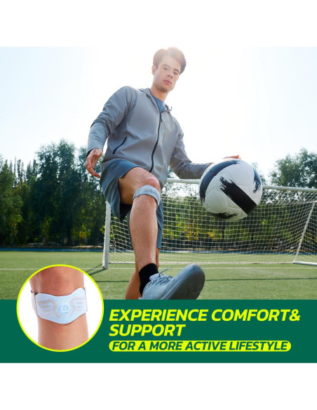 Banda de Soporte para Rodilla aoFIT con Almohadilla de Silicona