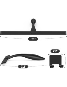 Limpiaparabris Multiusos Zeerun 25.4 cm Acero Inoxidable Negro 2