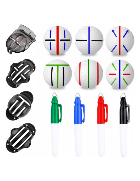 Juego de Marcadores de Pelotas de Golf PUFFINSING 8 Piezas