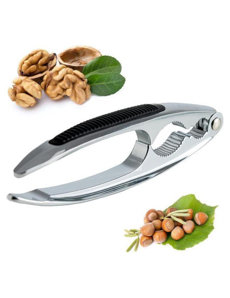 Abre Nueces Oujilet 15.8 cm Metal Antideslizante Negro