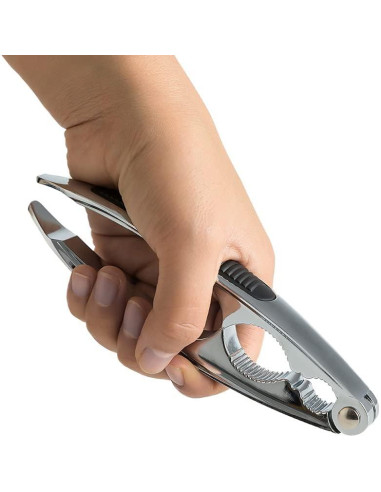 Abre Nueces Oujilet 15.8 cm Metal Antideslizante Negro
