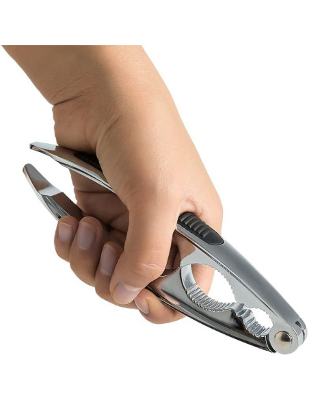 Abre Nueces Oujilet 15.8 cm Metal Antideslizante Negro