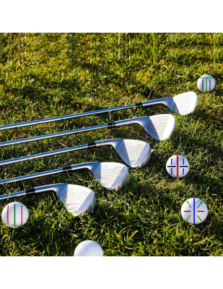 Juego de Marcadores de Pelotas de Golf PUFFINSING 8 Piezas