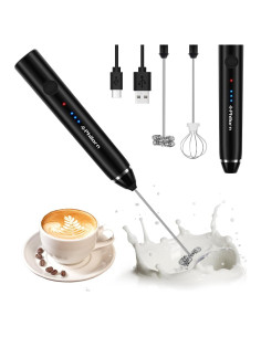 Espumador de Leche Portátil Philorn Recargable USB-C 1200mAh