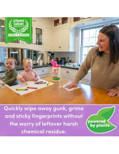 Toallitas Multiusos Dapple Baby Lavanda Hipoalergénicas 75+30 2