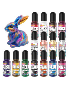 Juego de Tintas de Alcohol Muloen - 15 Colores 10ml