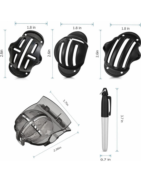 Juego de Marcadores de Pelotas de Golf PUFFINSING 8 Piezas