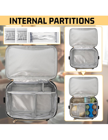 Bolsa Enfriadora de Leche Materna OUUTMEE Doble Capa 31.75x20.32cm