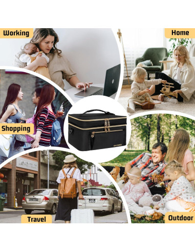 Bolsa Enfriadora de Leche Materna OUUTMEE Doble Capa 31.75x20.32cm