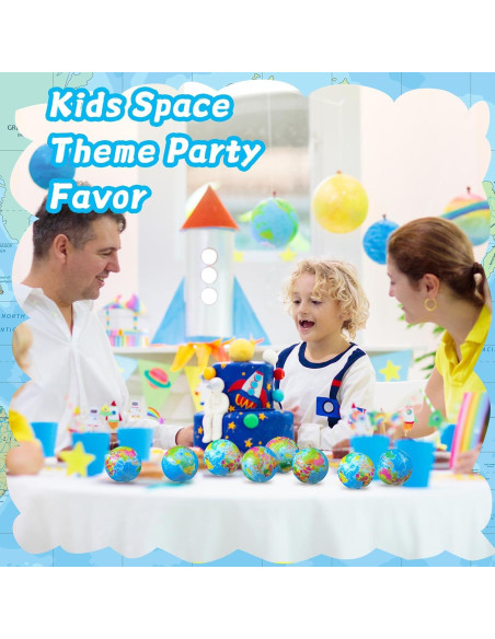 150 Pelotas de Estrés Globo Poen 5 cm con Bolsa Azul