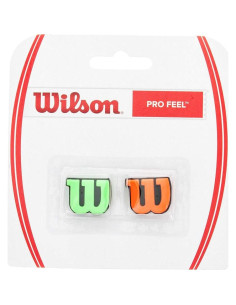 Amortiguador de Tenis Wilson Profeel Verde/Naranja - 2 Unidades 2