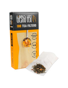 Filtros de Té Suelto Tiesta Tea - 100 Bolsas Desechables