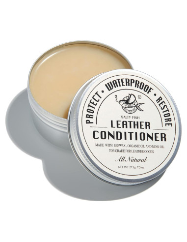 Acondicionador de Cuero Natural SALTY FISH 212g - Protector y Suavizante