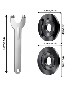 Kit de Llave de Tuerca para Amoladora Direvcdro 11 Piezas 2