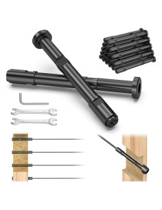 BLIKA Kit de Barandilla de Cable Invisible 20 Pzas 3/16" Acero Inoxidable