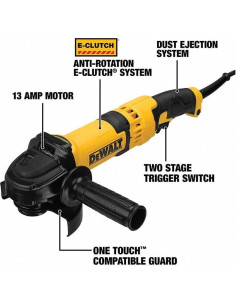Moladora DEWALT DWE43066N 6" 1700W 9000 RPM con E-CLUTCH 2