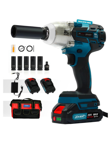 Llave de Impacto Inalámbrica JOVANT 20V 1000Nm 5 Modos