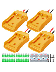 Adaptador de Batería Pickmesh 4 Pack Compatible Dewalt 20V