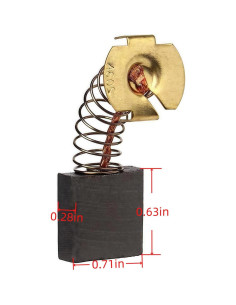 Cepillos de Carbono BXSILNY CB204 para Makita - 6 Piezas 2