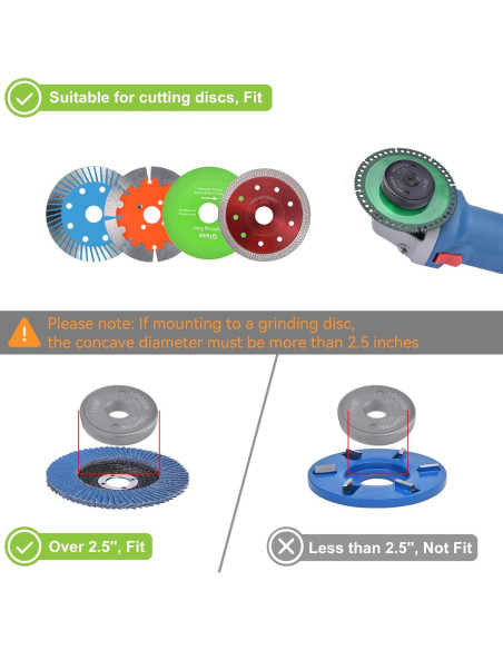 Tuerca de Flange 5/8"-11 JonPhoe para Amoladora Angular - Negro Tuerca de Flange 5/8"-11 JonPhoe para Amoladora Angular - Negro