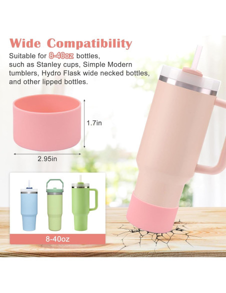 Conjunto de Accesorios Gestarich para Stanley Cup 7 Piezas Rosa